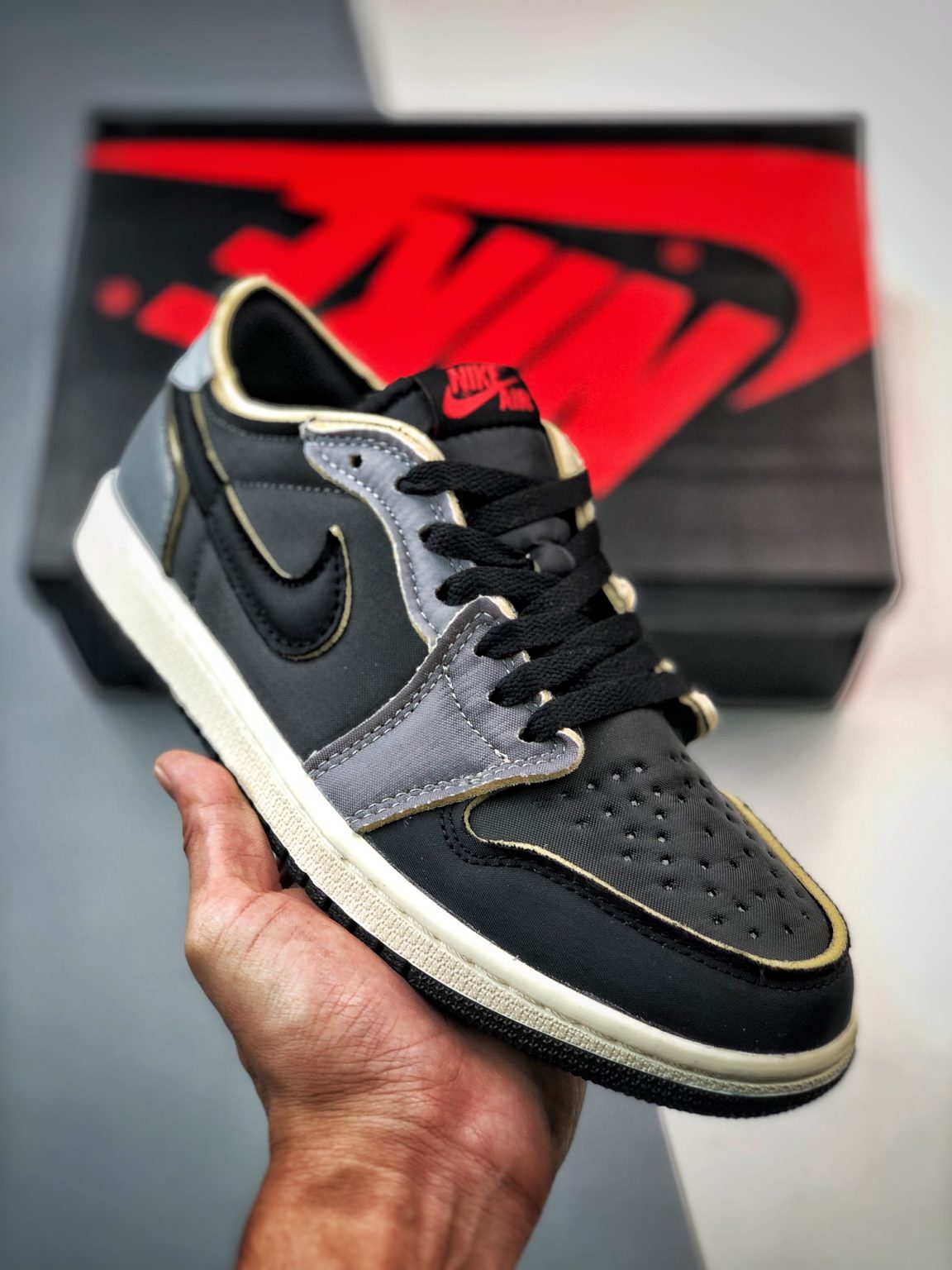 Nike Air Jordan 1 Low OG EX Black Smoke Grey