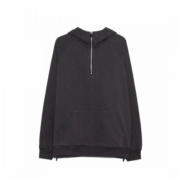 Essential Zip Hoodie черный