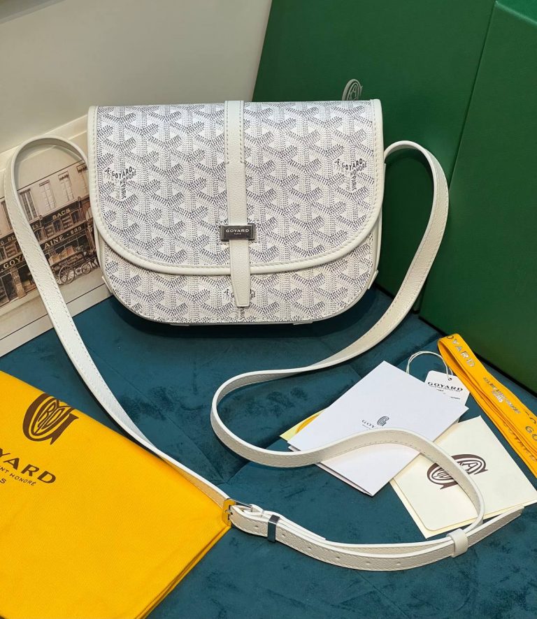 Сумка Goyard Belvédère, белая