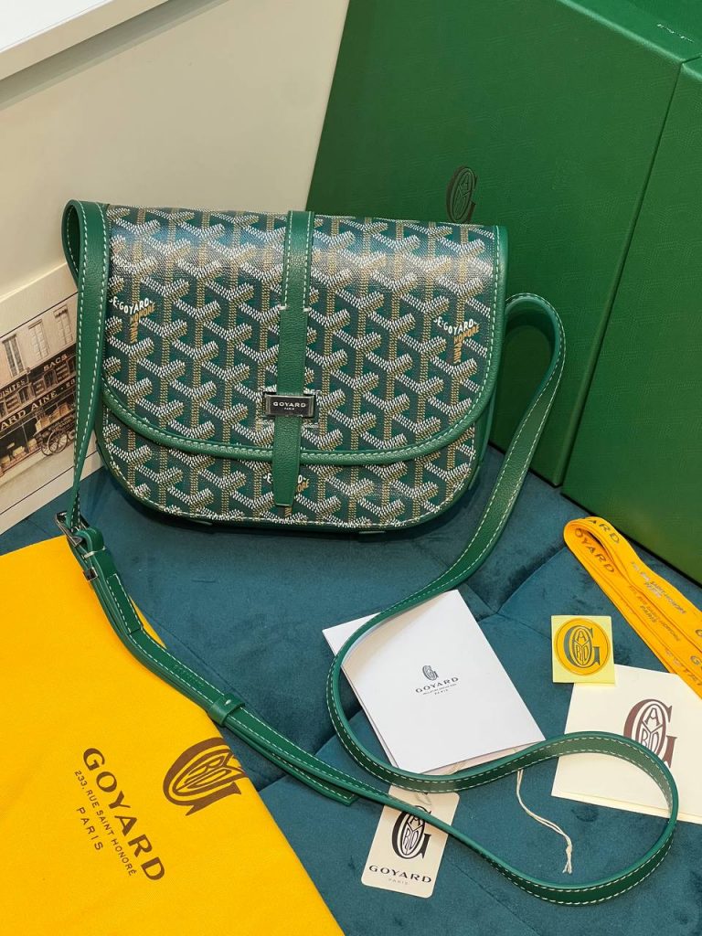 Сумка Goyard Belvédère, зелёная