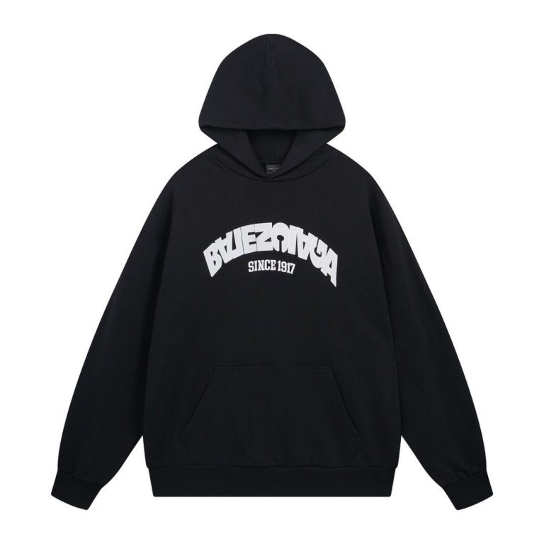 Худи Balenciaga с логотипом Since 1917 Black