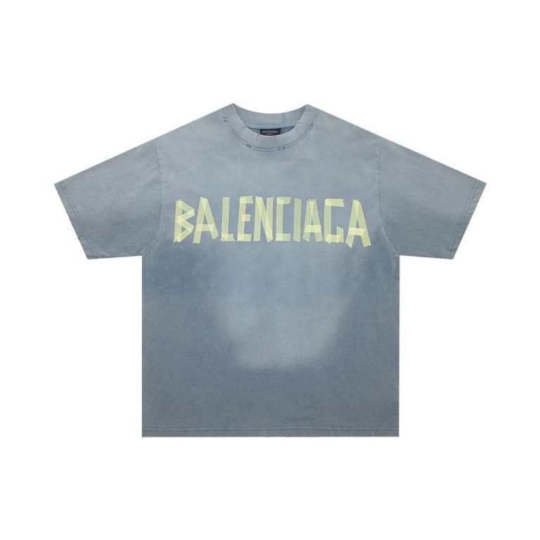 Футболка Balenciaga Blue Tape Type T-Shirt