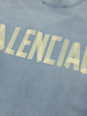 Футболка Balenciaga Blue Tape Type T-Shirt