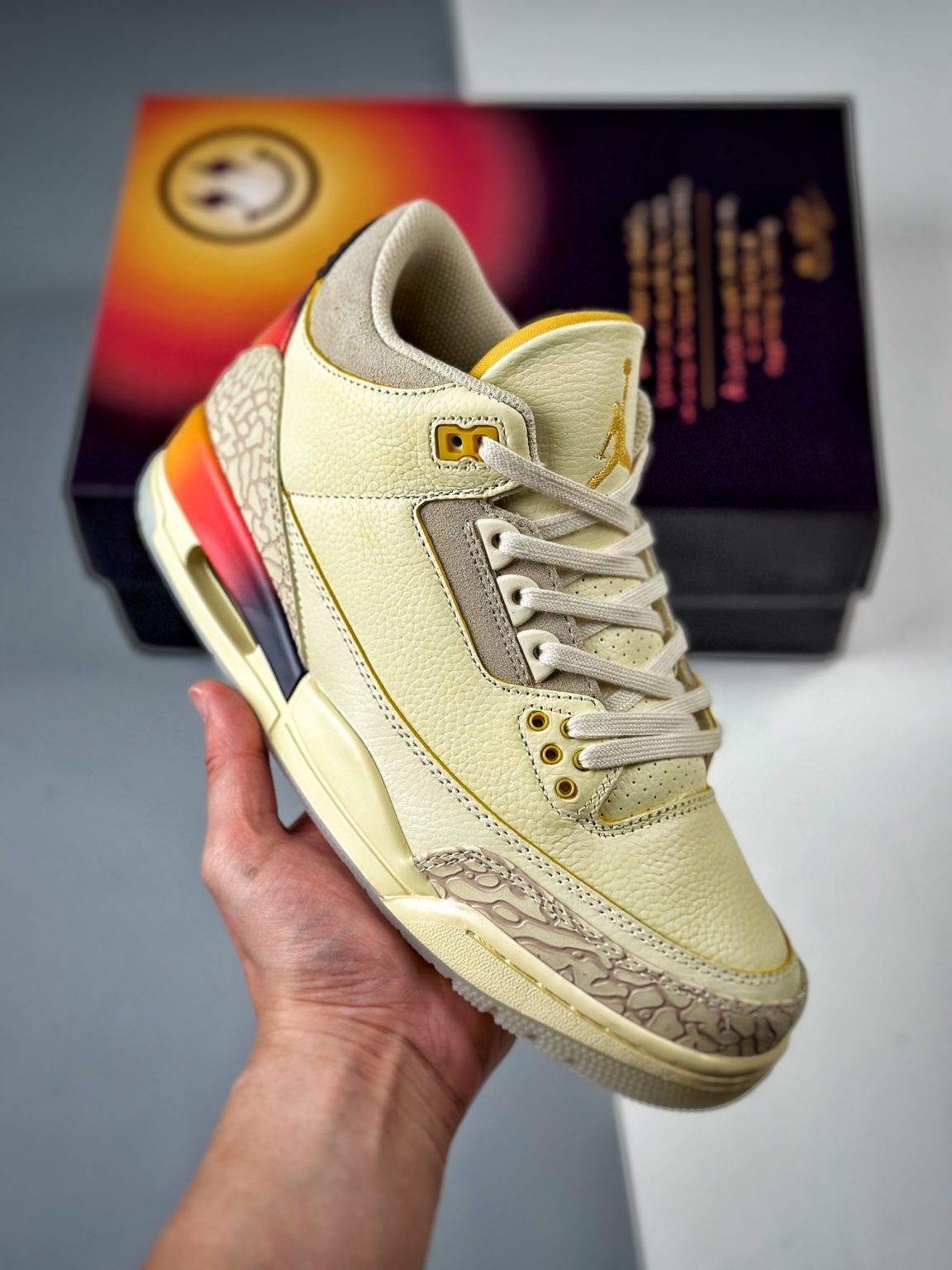 J Balvin x Air Jordan 3 Medellín Sunset