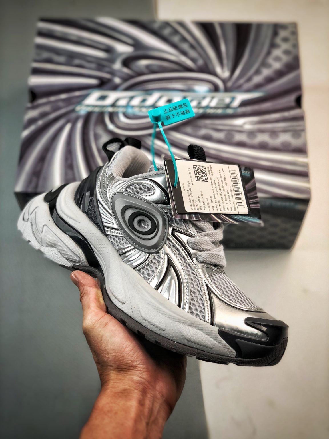 OLD ORDER TURBO GT SNEAKER SILVER