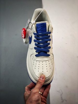 Supreme x The North Face x Nike Air Force 1 07 Low White Blue