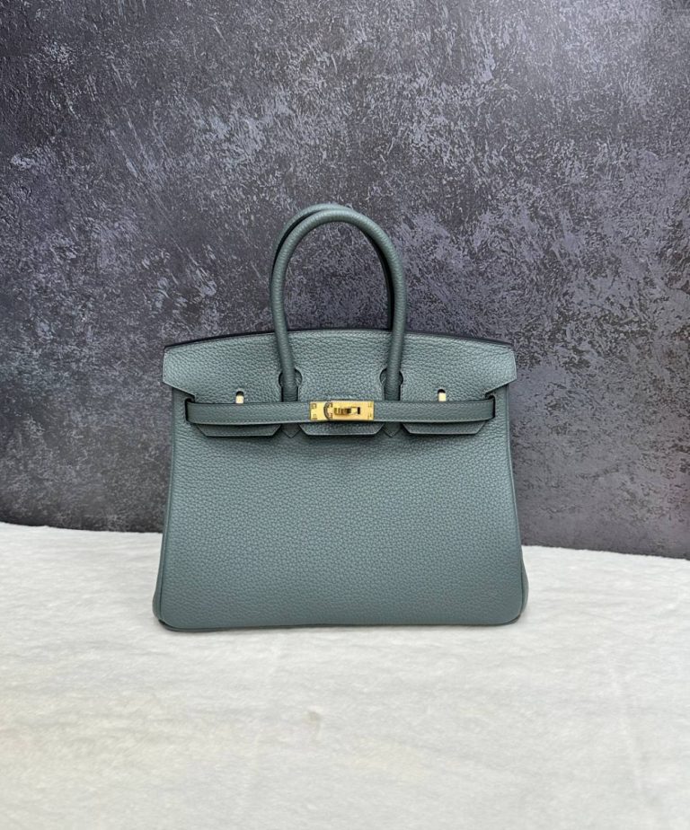 Hermes Сумка Hermès Birkin 25 Vert Amande Togo Gold Hardware