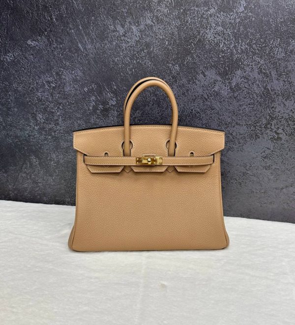 Сумка Hermès Birkin 25 Biscuit Togo Gold Hardware