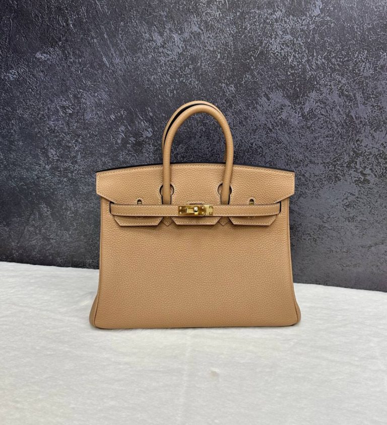 Hermes Сумка Hermès Birkin 25 Biscuit Togo Gold Hardware