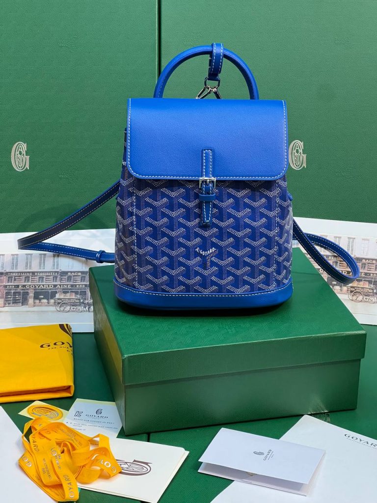 Рюкзак Goyard Alpin Mini Backpack Sky Blue