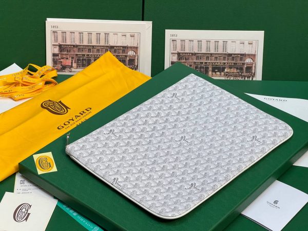 Папка Goyard Sénat MM Pouch White