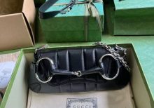 Сумка Gucci Horsebit Chain small shoulder bag Black