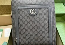 Мужской рюкзак GUCCI GG Ophidia medium серый