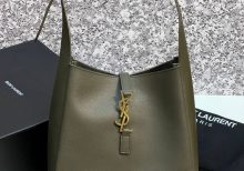 Сумка-Тоут мини Le 5 à 7 от Saint Laurent Khaki