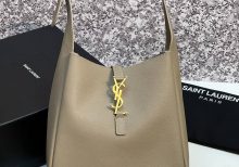 Сумка-Тоут мини Le 5 à 7 от Saint Laurent Beige