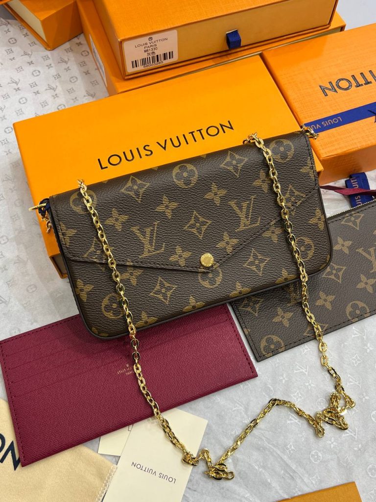 Клатч Louis Vuitton Monogram Canvas Pochette Felicie