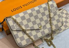 Клатч Louis Vuitton Damier Azur Canvas Pochette Felicie