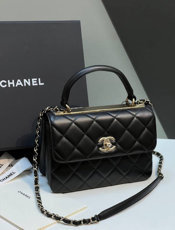 СУМКА-КОНВЕРТ Chanel Small Trendy Lamb