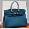 Сумка Hermès Birkin 35 Blue Jean Togo GHW