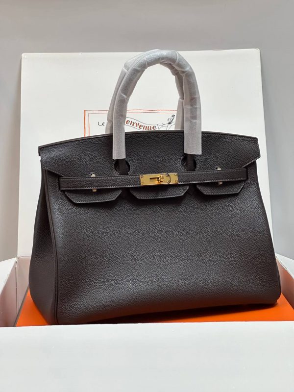 Сумка Hermès Birkin 35 Macassar Togo GHW