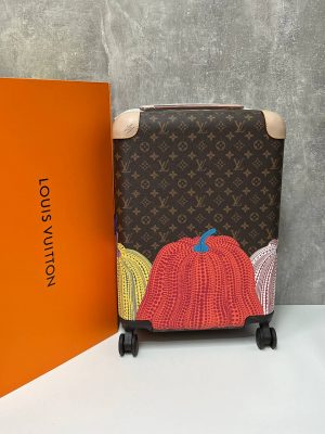 Чемодан Louis Vuitton LV x YK Horizon 55 канва Monogram Pumpkin print