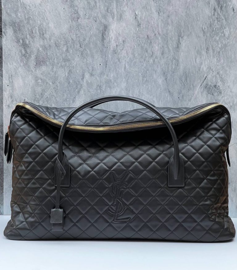Yves Saint Laurent ДОРОЖНАЯ СУМКА Saint Laurent YSL ES GIANT TRAVEL BAG IN QUILTED LEATHER