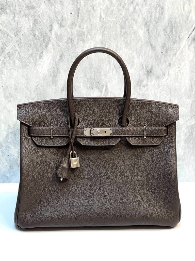 Hermes Сумка Hermès Birkin 35 Chocolate Togo PHW