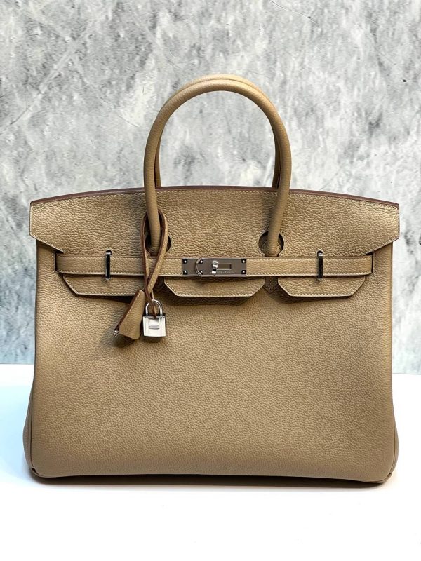 Сумка Hermes Birkin 35 Biscuit Togo PHW