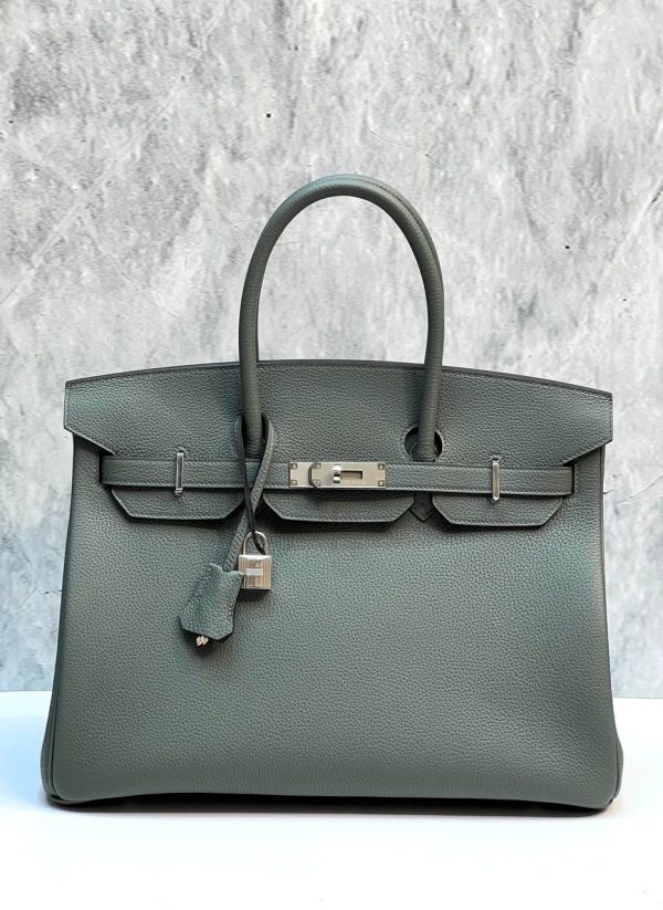 Сумка Hermès Birkin 35 Vert Amande Togo PHW