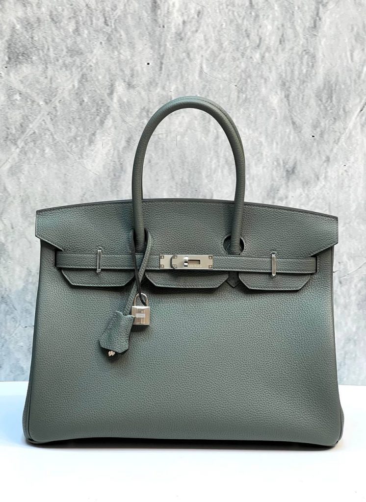 Hermes Сумка Hermès Birkin 35 Vert Amande Togo PHW
