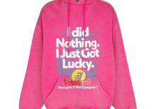 Худи Vetements I Got Lucky Hoodie Washed Pink