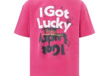 Футболка VETEMENTS I GOT LUCKY T-SHIRT Washed Pink