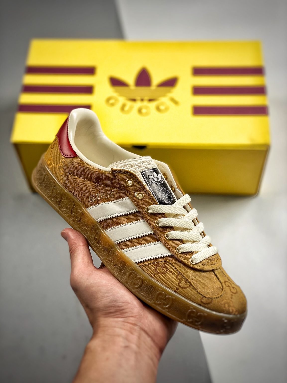 Gucci Adidas Gazelle GG Monogram