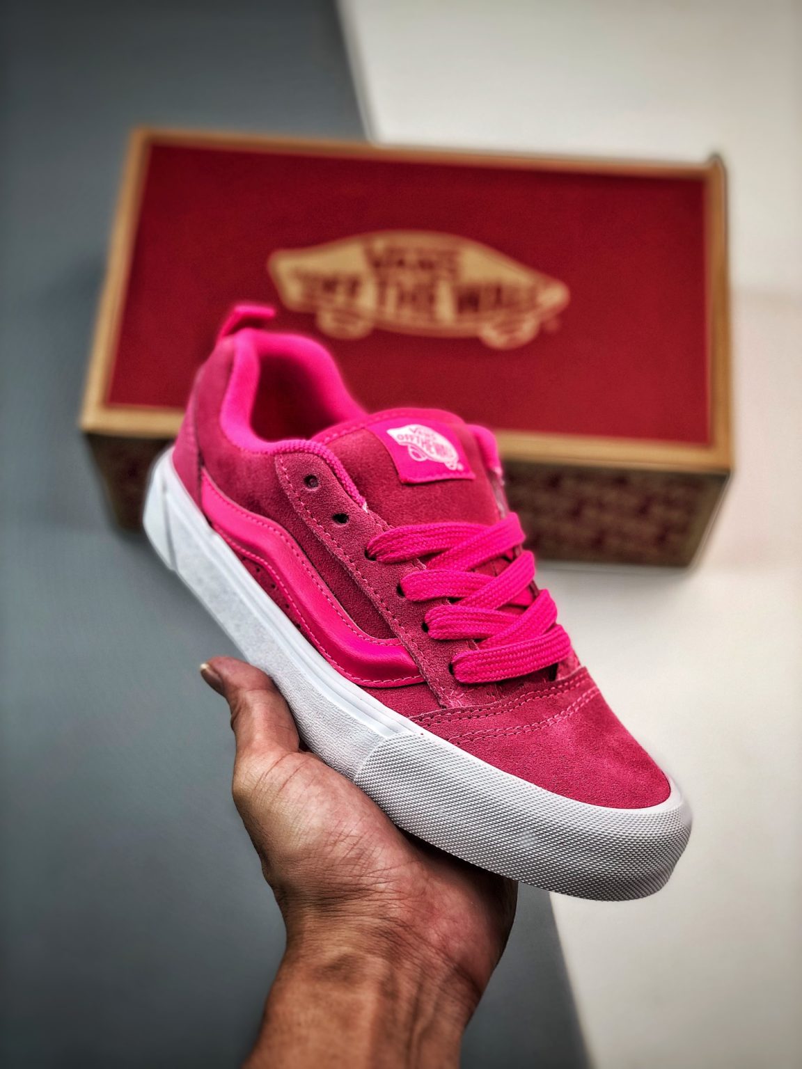 Vans Knu Skool Nubuck Pink Glo