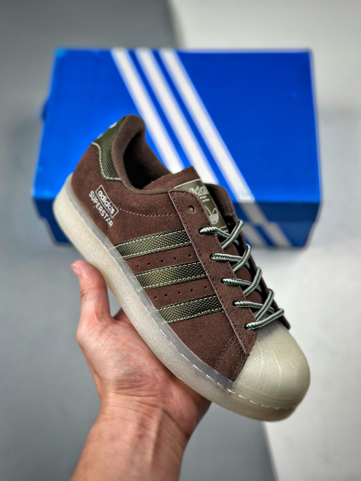 Adidas Superstar 'Earth Strata Olive'