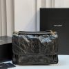 Сумка SAINT LAURENT YSL Niki MEDIUM В ВИНТАЖНОЙ КОЖЕ Black Gold