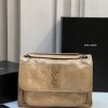 Сумка SAINT LAURENT YSL Niki MEDIUM В ВИНТАЖНОЙ КОЖЕ Beige