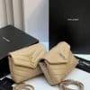 Saint Laurent YSL LOULOU SMALL IN QUILTED LEATHER BEIGE