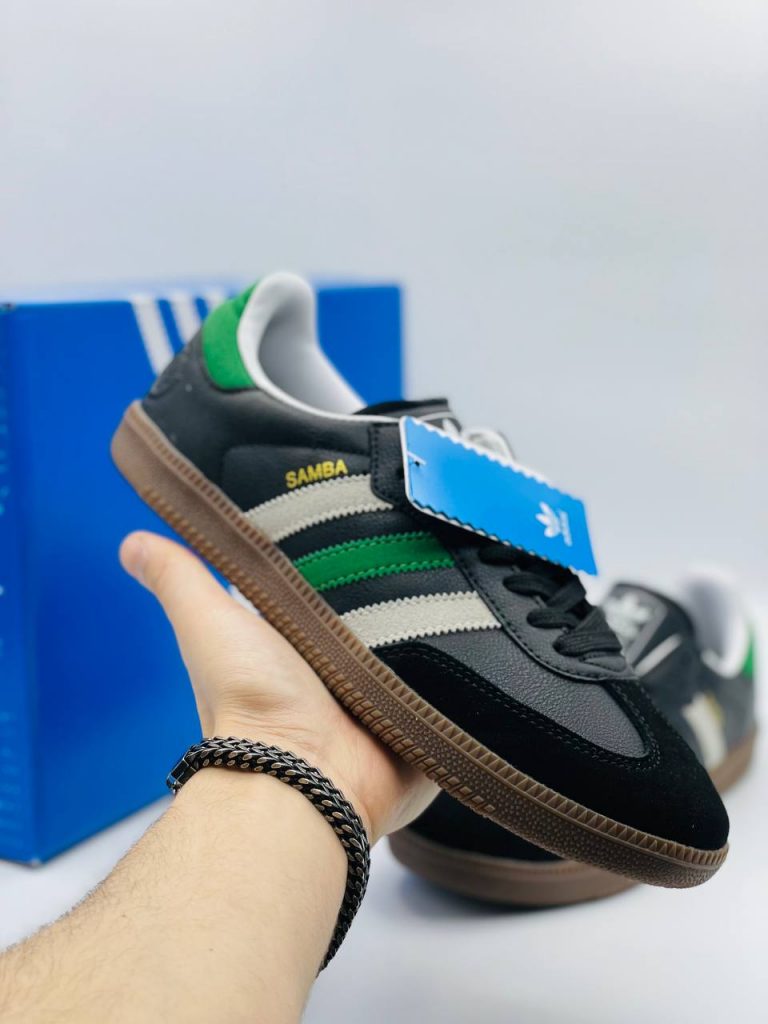adidas Samba Core Black Orange Green