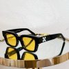 Солнечные очки Off-White Virgil черно-желтые