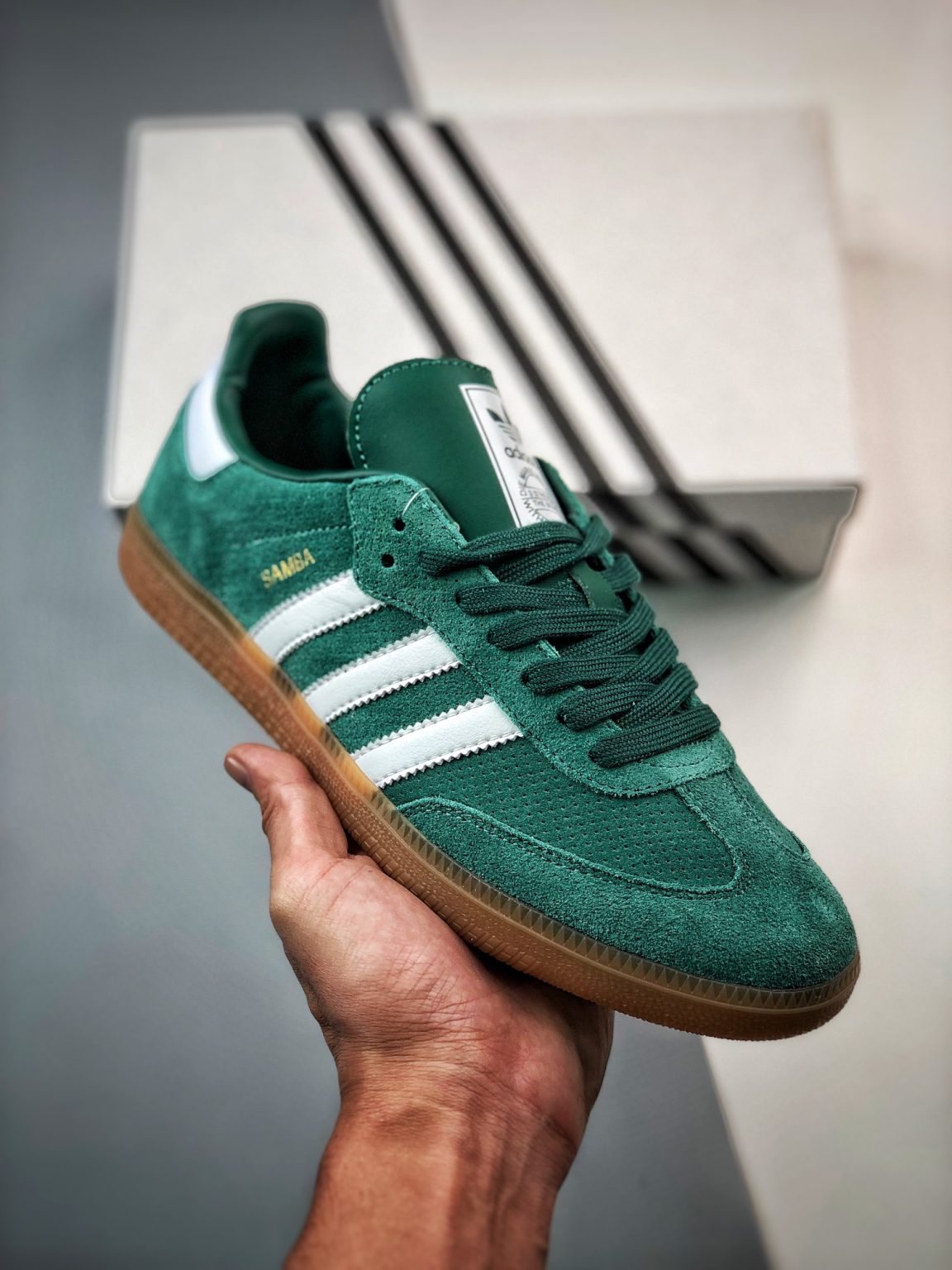 Adidas Samba OG Collegiate Green Gum HP7902