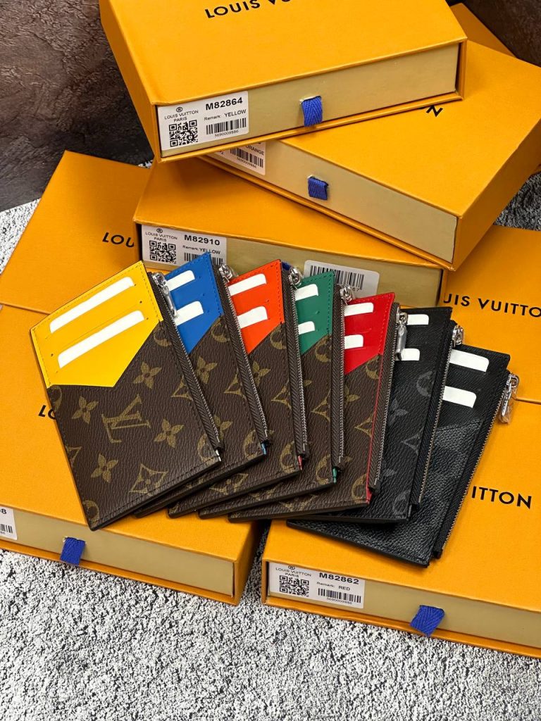 Держатель для карт и монет Louis Vuitton Monogram Macassar