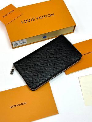 Louis Vuitton Органайзер Zippy leather кожа Epi black