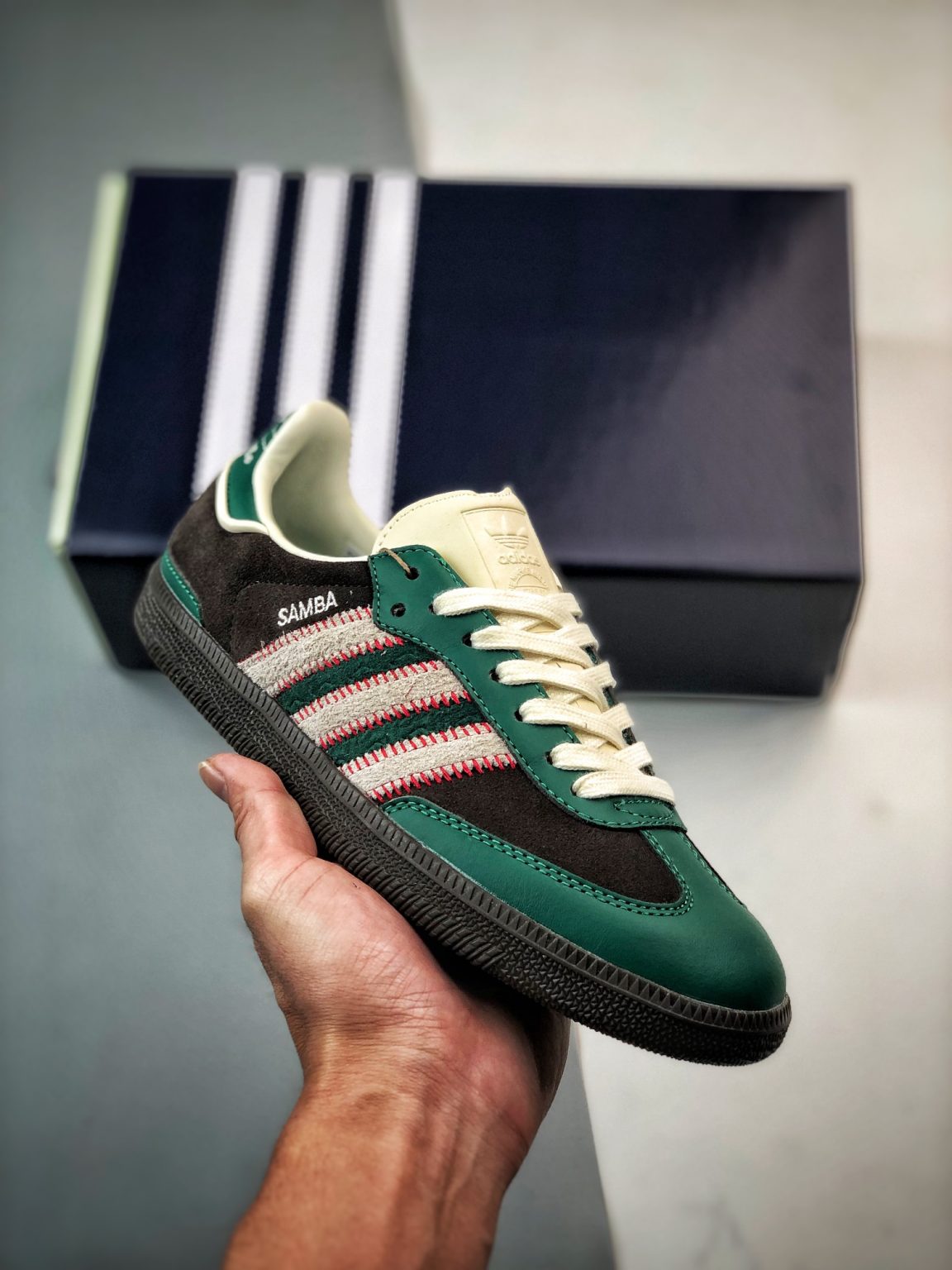 Notitle X Adidas Samba Green id6022