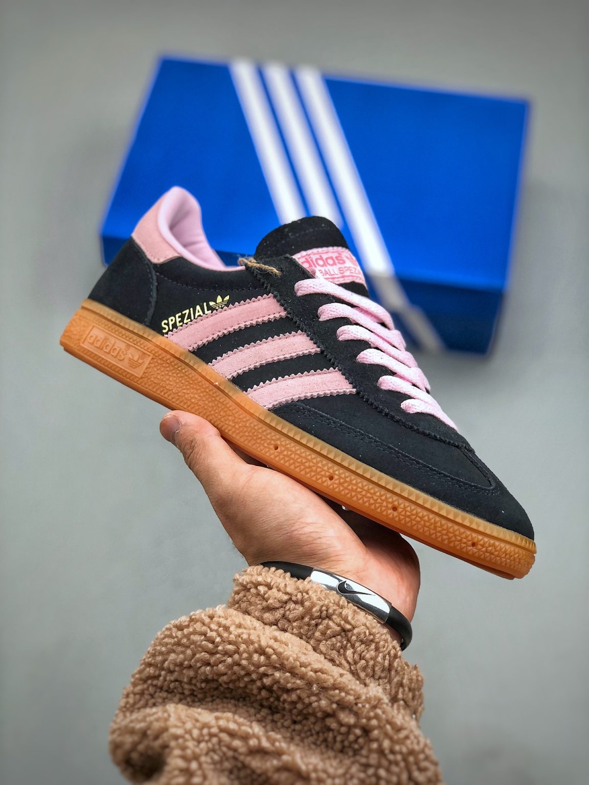 Adidas Handball Spezial Core Black Clear Pink Gum IE5897