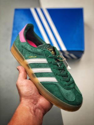 Adidas Gazelle Indoor Collegiate Green Pink