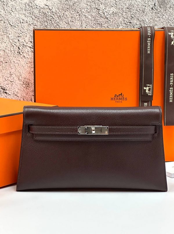 Сумка Hermes Kelly Elan Chevre Rouge Sellier PHW