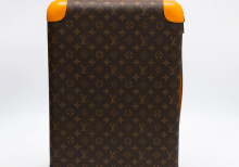 Чемодан Louis Vuitton LV Horizon 55 Monogram Macassar Brown Yellow