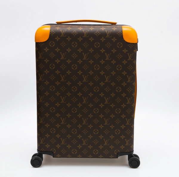 Чемодан Louis Vuitton LV Horizon 55 Monogram Macassar Brown Yellow