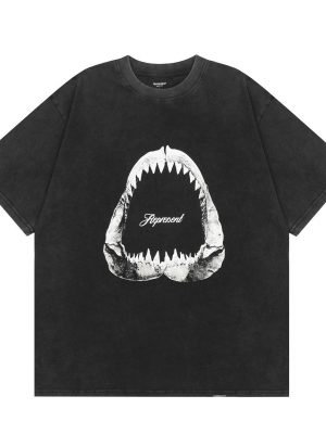 Футболка Represent Shark Jaws черная